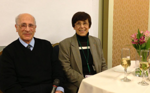 Dr. Irma Russo and her husband, Dr. Jose Russo, celebrating their 45th wedding anniversary at the first YSC Research Think Tank meeting.