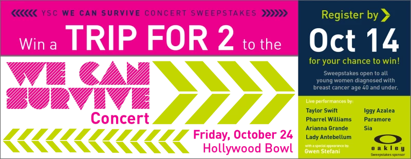 Win a Trip for 2 to the We Can Survive Concert!