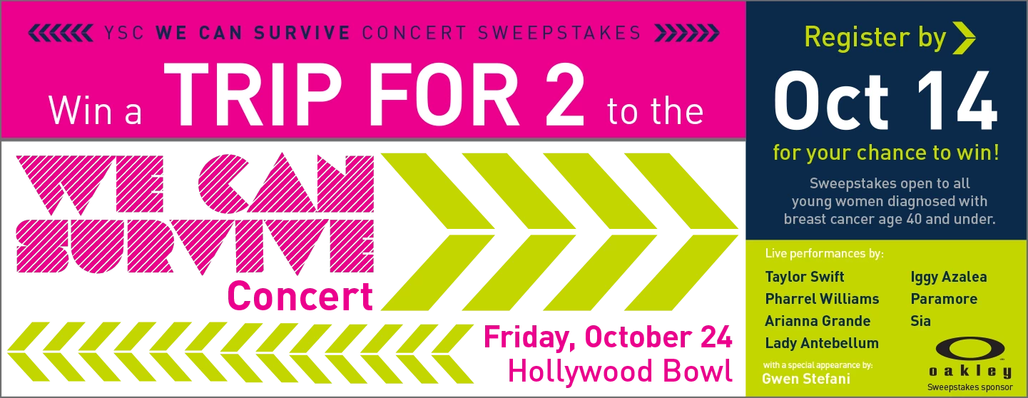 Win a Trip for 2 to the We Can Survive Concert!
